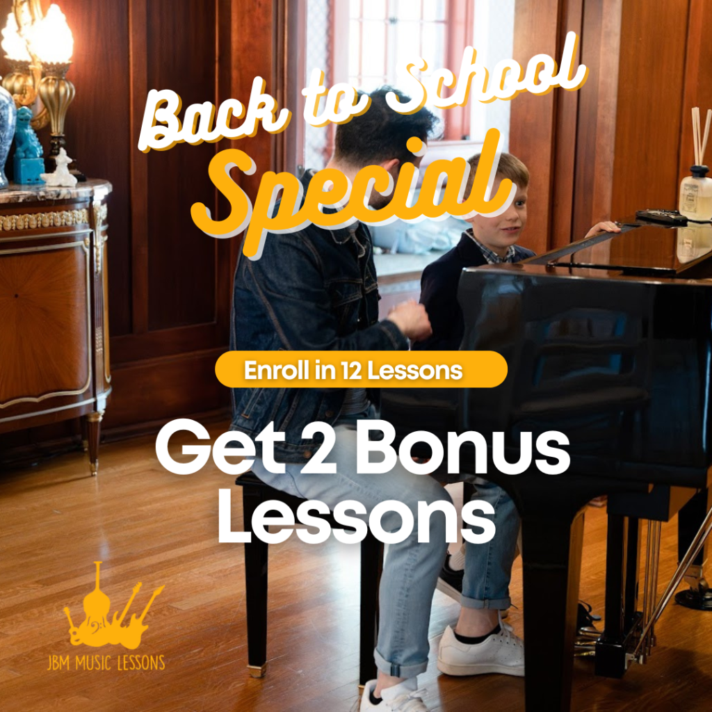 back to school music lessons special for kids in Los Angeles